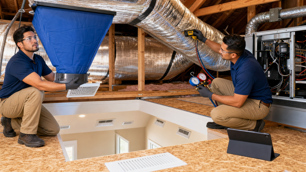 Anaheim AC Pre-Install Walkthrough: Airflow, Registers, and Return-Air Sizing