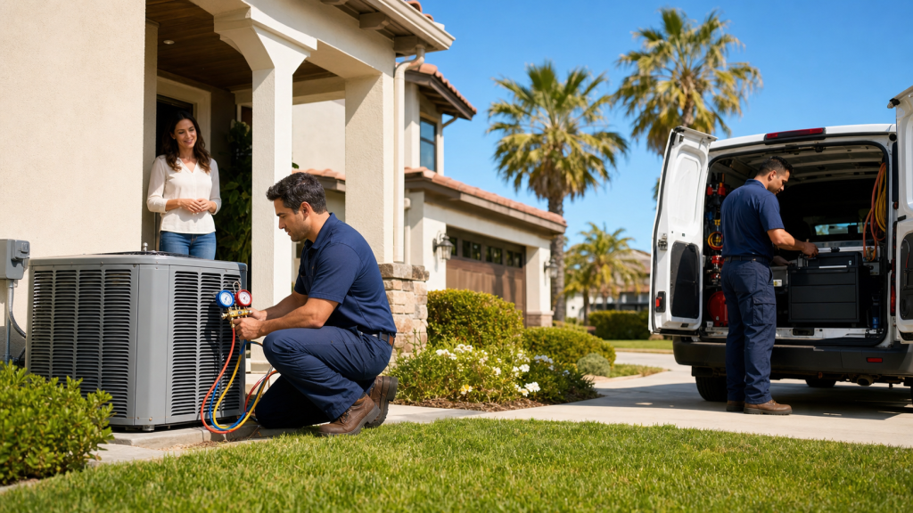 Choosing Residential HVAC Contractors in Anaheim’s Hot Summers