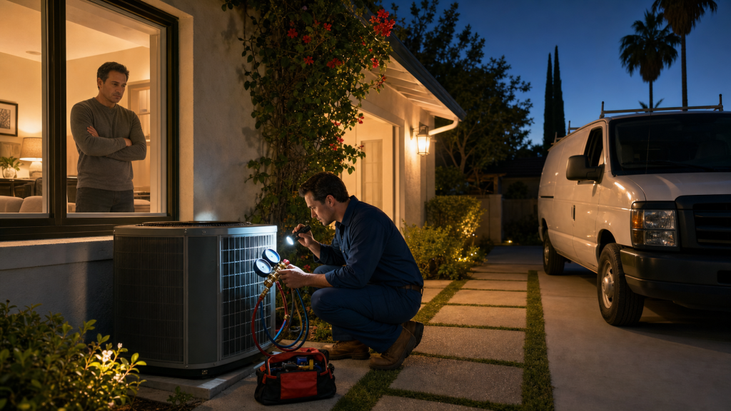 After-Hours AC Repair in Burbank: Costs, Coverage, and Vetting HVAC Pros