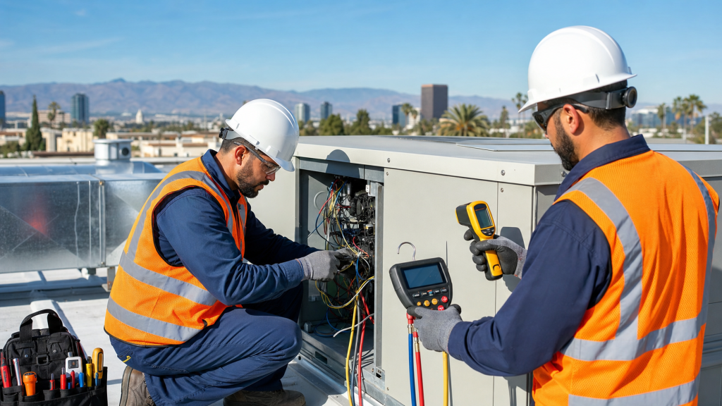 What Commercial HVAC Contractors in Anaheim Check Before Installation